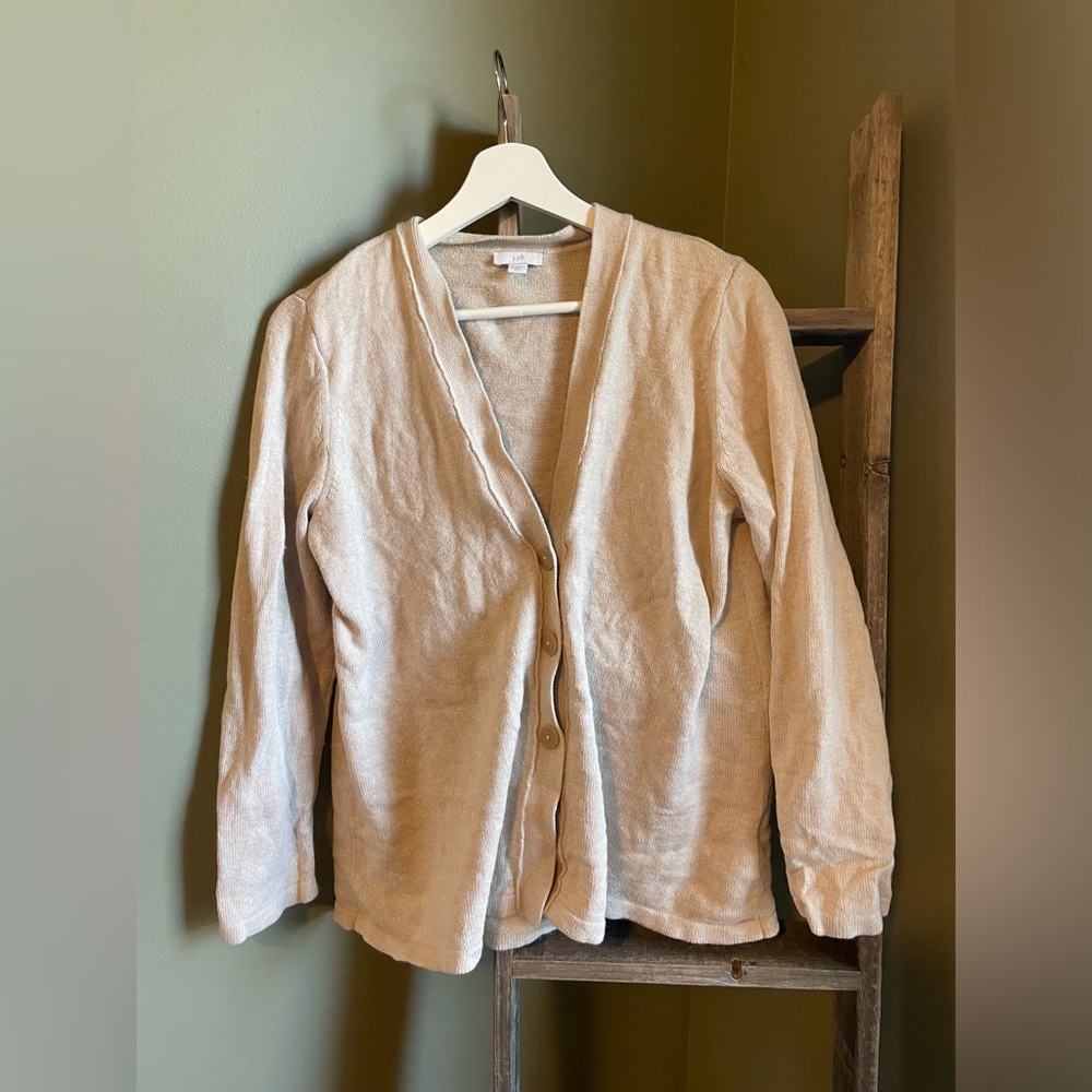 J.Jill Button Front Cardigan - EUC
